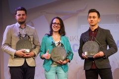 Gala Konkursu Technotalent 2018 - Nagrody z okazji 5-lecia Konkursu Technotalent, Ewelina Brzozowska, Jan Godlewski, Krzysztof Dziemiańczuk (Photon Entertainment)