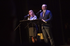 Prowadzący galę Dorota Sawicka i Marcin Tomkiel