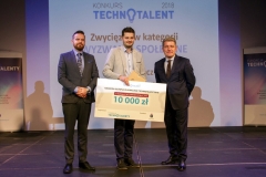 Gala Konkursu Technotalent 2018 - Wyzwanie społeczne - Jan Godlewski, "Wstawacz"