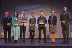 Gala Konkursu Technotalent 2018 - Nagrody z okazji 5-lecia Konkursu Technotalent, Ewelina Brzozowska, Jan Godlewski, Krzysztof Dziemiańczuk (Photon Entertainment)