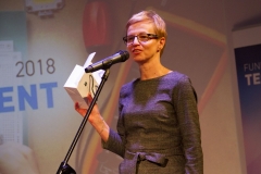 Gala Konkursu Technotalent 2018 - Wiceprezes Zarządu Fundacji Technotalent dr Jolanta Koszelew