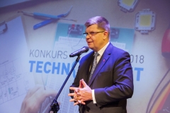 Gala Konkursu Technotalent 2018 - Marszałek województwa podlaskiego w kadencji 2014-2018 Jerzy Leszczyński