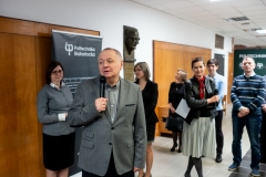 Oficjalne otwarcie wyremontowanej auli 23C prof Urbańskiego na Wydziale Informatyki, 17 kwietnia 2019 r.