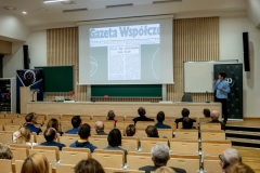 Oficjalne otwarcie wyremontowanej auli 23C prof Urbańskiego na Wydziale Informatyki, 17 kwietnia 2019 r.