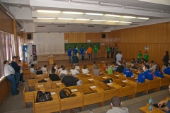Aula prof Urbańskiego, odczas zawodów EastRobo