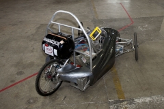 Pneumobil z Wydziału Mechnicznego przed zawodami Aventics Pneumobile Competition 2019 r. na Węgrzech, fot. zasoby WM PB