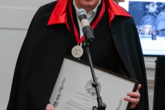 Prof. Uścinowicz otrzymał tytuł honorowego członka Rosyjskiej Akademii Sztuki, 22 maja 2019 r.