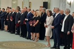 Prof. Władysław Gardziejczyk odebrał nominację z rąk Prezydenta Andrzeja Dudy, uroczystość w Pałacu Prezydenckim 27 czerwca 2019 r. Warszawa
