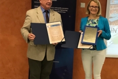Wręczenie europejskich certyfikatów EUR-ACE® na posiedzeniu Komisja Akredytacyjnej Uczelni Technicznych (KAUT) 26 czerwca 2019 r. w Łodzi
