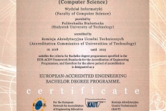 Wręczenie europejskich certyfikatów EUR-ACE® na posiedzeniu Komisja Akredytacyjnej Uczelni Technicznych (KAUT) 26 czerwca 2019 r. w Łodzi