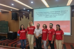 Przedstawiciele WIZ PB podczas szkoły letniej w w Zhejiang University Ningbo Institute of Technology w Chinach