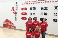 Przedstawiciele WIZ PB podczas szkoły letniej w w Zhejiang University Ningbo Institute of Technology w Chinach