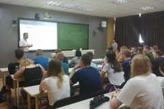 Przedstawiciele WIZ PB podczas szkoły letniej w w Zhejiang University Ningbo Institute of Technology w Chinach