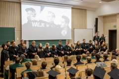 Uroczystość ślubowania uczniów klas pierwszych Liceum Ogólnokształcącego Politechniki Białostockiej, 5 listopada 2019 r.