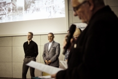 Kamil Koralik. Gala konkursu Drewno w Architekturze 2019 na Wydziale Architektury PB. 14 listopada 2019 r., fot. B. Śliwecki (WA)