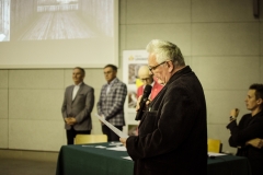 Waldemar Jasiewicz. Gala konkursu Drewno w Architekturze 2019 na Wydziale Architektury PB. 14 listopada 2019 r., fot. B. Śliwecki (WA)