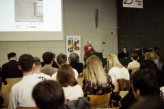 Gala konkursu Drewno w Architekturze 2019 na Wydziale Architektury PB. 14 listopada 2019 r., fot. B. Śliwecki (WA)