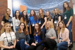 Studentki PB wzięły udział w konferencji Women in Tech Summit. 13 listopada 2019 r. Warszawa