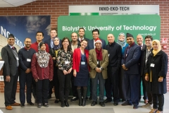 Christmas Meeting with President, uczestnicy International Training Week na Politechnice Białostockiej, 2 grudnia 2019 r.