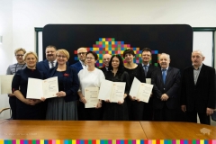 Podlascy laureaci Listy 100 na spotkaniu w Urzędzie Marszałkowskim, 16 grudnia 2019 r.