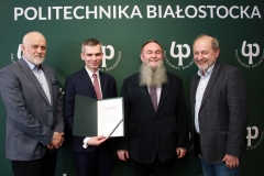 Wręczenie certyfikatów „Partner Politechniki Białostockiej w kształceniu praktycznym”