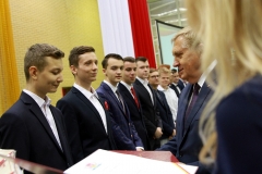 Uczniowie Liceum Ogólnokształcącego Politechniki Białostockiej ze stypendiami prezydenta miasta