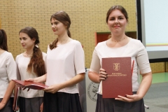 Uczniowie Liceum Ogólnokształcącego Politechniki Białostockiej ze stypendiami prezydenta miasta