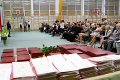 Uczniowie Liceum Ogólnokształcącego Politechniki Białostockiej ze stypendiami prezydenta miasta