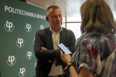 Przewodniczący Rady Politechniki Białostockiej Leszek Marek Gołąbiecki