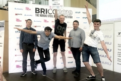 Studenci Koła Naukowego "Konstruktor" na WBiIŚ zdobyli złoto i srebro na międzynarodowym konkursie mostów stalowych BRICO 2019 w Estonii, 13-17 maja 2019 r.