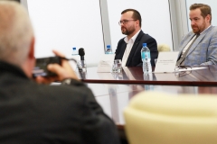 Szósta edycja Konkursu Technotalent - konferencja prasowa na Politechnice Białostockiej