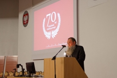 Dziekan Wydziału Elektrycznego dr hab. inż. Mirosław Świercz, prof. PB. Uroczyste obchody 70-lecia Wydziału Elektrycznego Politechniki Białostockiej, 7 lutego 2020 r.