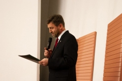 Dr inż. Jarosław Makal, prof. PB prowadził uroczyste obchody 70-lecia Wydziału Elektrycznego Politechniki Białostockiej, 7 lutego 2020 r.