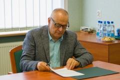 prof. Lech Dzienis. Podpisanie umowy intencyjnej pomiędzy STEKOP S.A. a Politechniką Białostocką, 23 czerwca 2020 r.