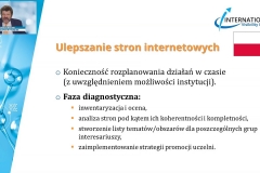 Webinarium pt. „Budowanie międzynarodowej reputacji uczelni w warunkach pandemii”