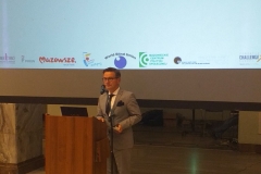 Maciej Kłopotowski podczas konferencji REHA FOR THE BLIND IN POLAND