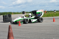 Bolid drużyny Cerber Motorsport na Torze Wschodzący Białystok
