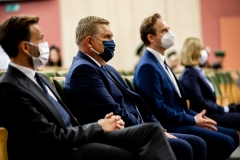 Inauguracja roku akademickiego 2020/2021 na Politechnice Białostockiej. Uroczystość 8 października 2020 r. Fot. M. Obrycki