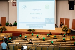 Inauguracja roku akademickiego 2020/2021 na Politechnice Białostockiej. Uroczystość 8 października 2020 r. Fot. M. Obrycki