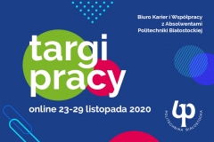 Targi Pracy Online PB. Logo wydarzenia