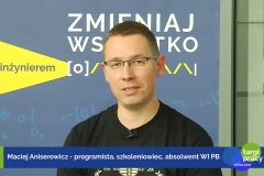 Targi Pracy Online PB. Maciej Aniserowicz