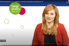 Targi Pracy Online PB. Joanna Niemyjska z Biura Karier Biuro Karier i Współpracy z Absolwentami PB