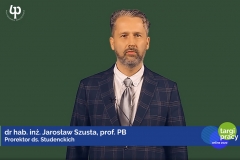 Targi Pracy Online PB. Wystąpienie prof. Jarosława Szusty
