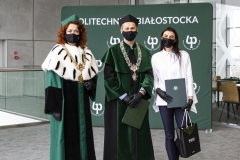 Wręczenie certyfikatów "Super Student Politechniki Białostockiej" - Marlena Gola