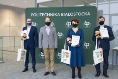 Od lewej: Adam Adamowicz, Jarosław Szusta, Anna Falkowska, Szczepan Piszczatowski
