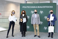 Od lewej: Magdalena Sulima, Julitta Grzywa, Jarosław Szusta, Jacek Kusznier