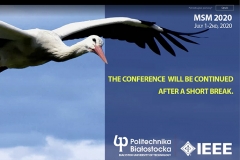 Konferencja Mechatronic Systems and Materials (MSM2020)