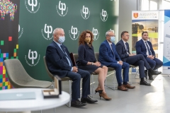 Nowa edycja Podlaskiego Uniwersytetu Dziecięcego. Podpisanie umów partnerskich w dniu 26 października 2021 r. Fot. Gabriela Kościuk (7)
