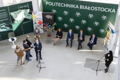 Nowa edycja Podlaskiego Uniwersytetu Dziecięcego. Podpisanie umów partnerskich w dniu 26 października 2021 r. Fot. Gabriela Kościuk (9)
