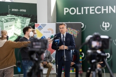 Nowa edycja Podlaskiego Uniwersytetu Dziecięcego. Podpisanie umów partnerskich w dniu 26 października 2021 r. Fot. Gabriela Kościuk (15)